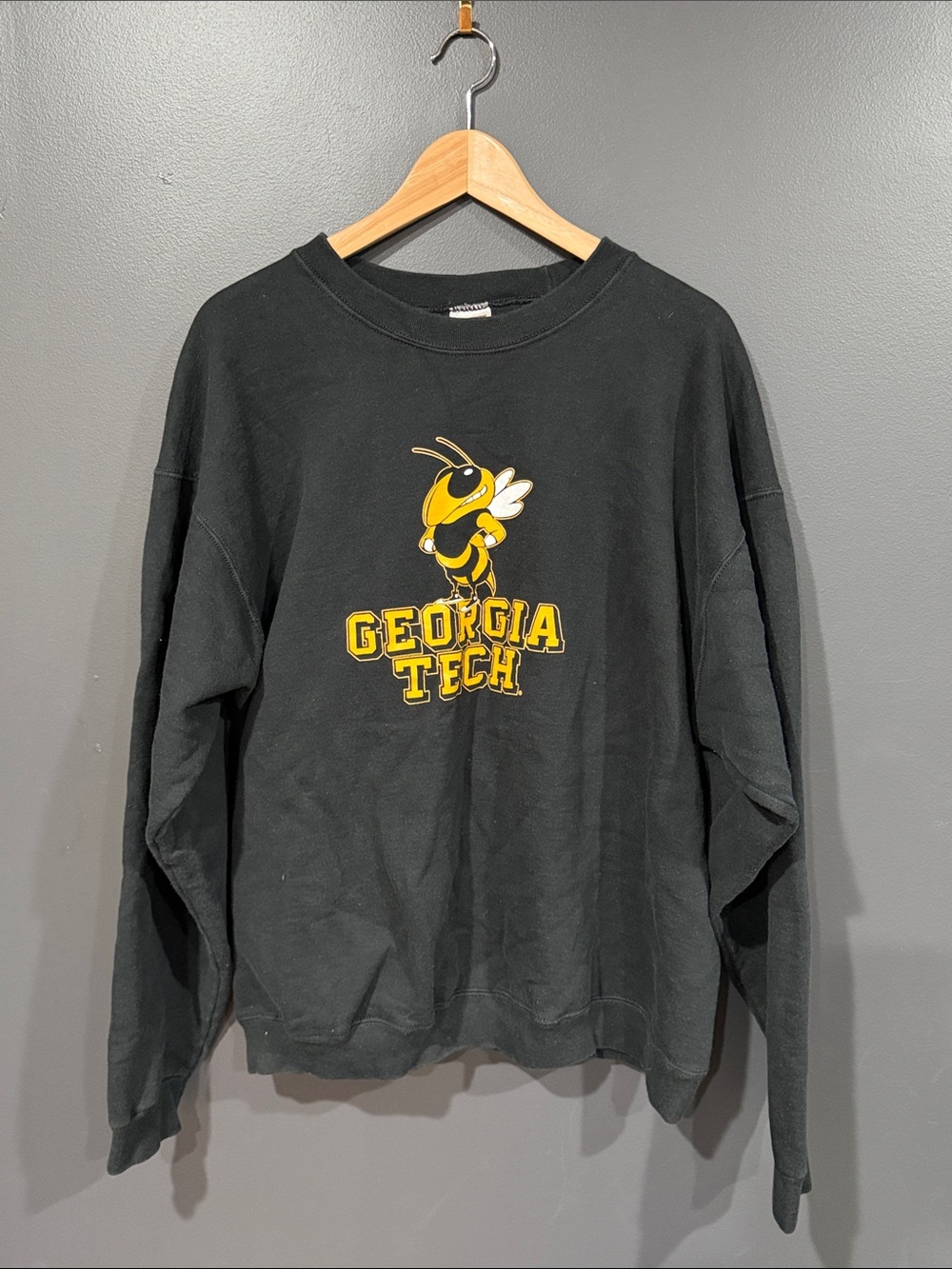 Vintage Georgia Teach Crewneck with Colorful Fruit Logo XL